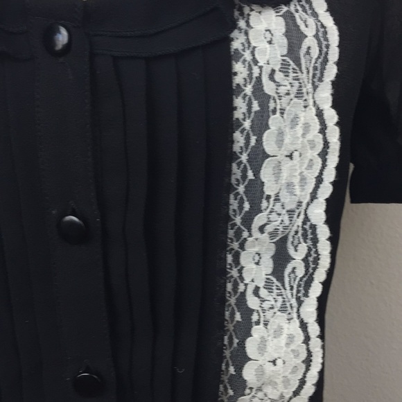 ASOS Black Sheer Top - Picture 3 of 7